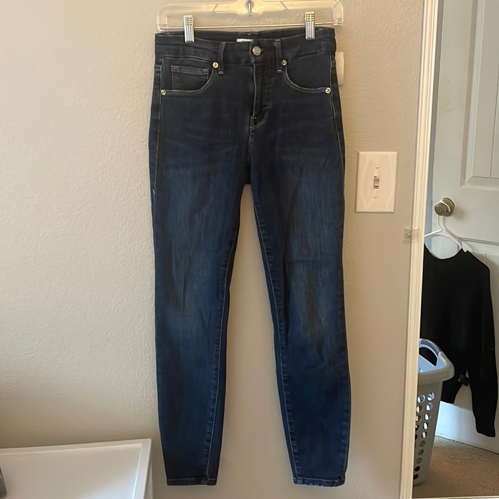 Good American Crop Skinny Jeans